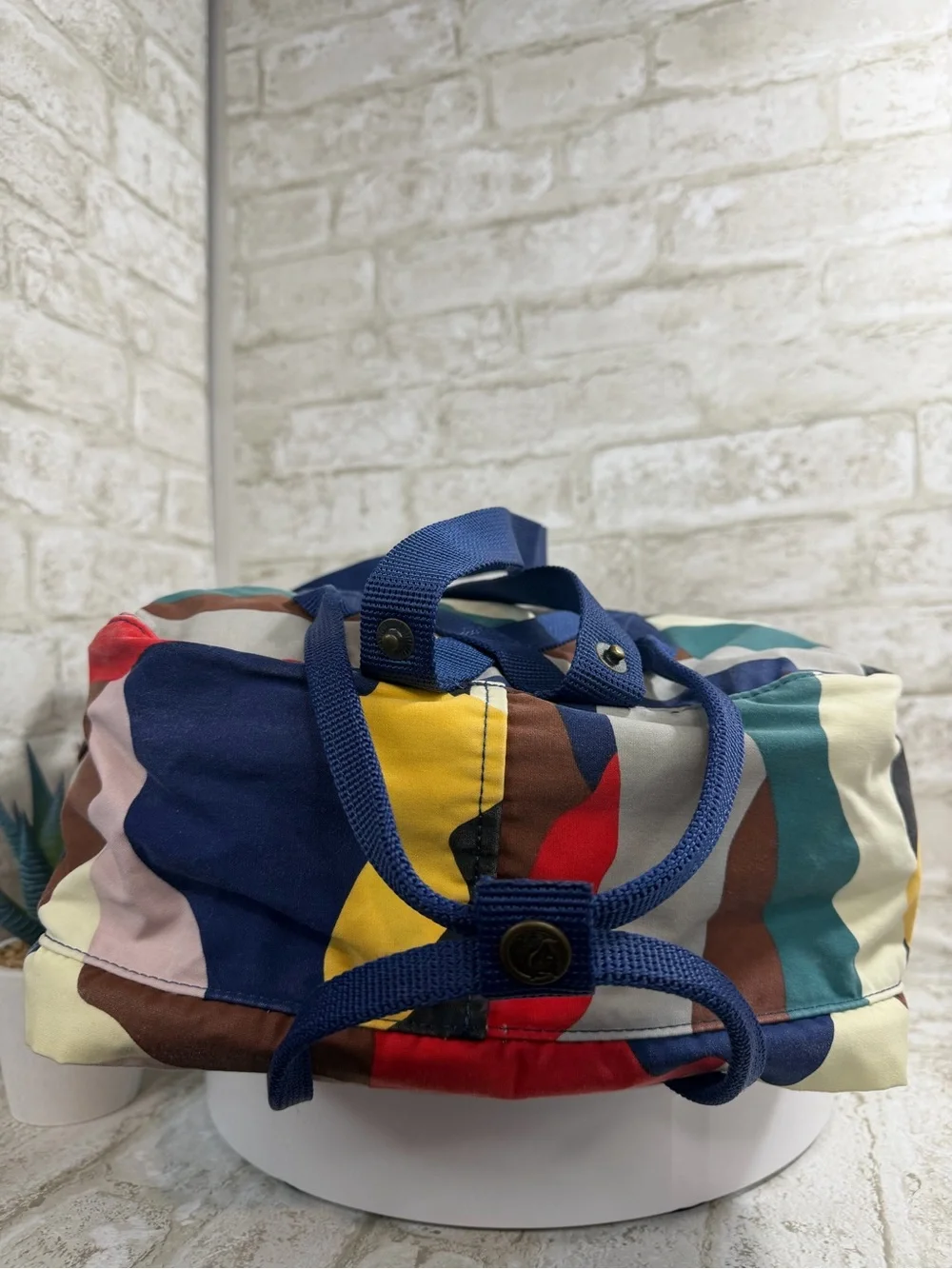 Fjällräven Kanken x Erik Olovsson LIMITED Ed. Multi-Color Spring Landscape EUC